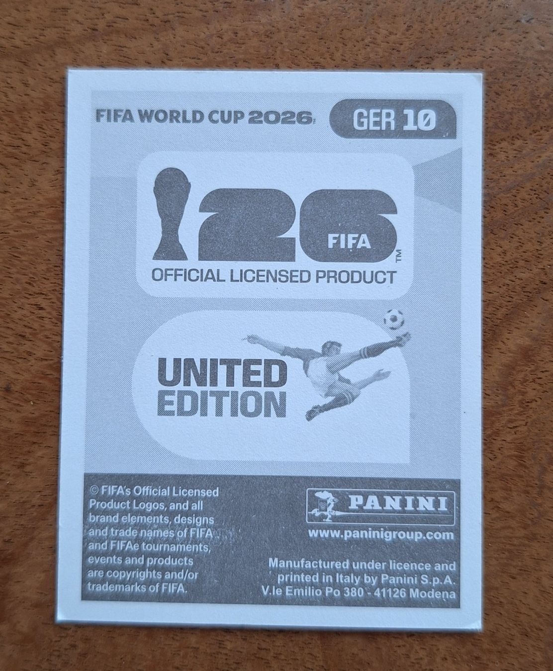Panini Carte collezionabili: Panini Joshua Kimmich GER 10 – Nuovo (secondo la descrizione) da Romanens venduto da Crocette 1