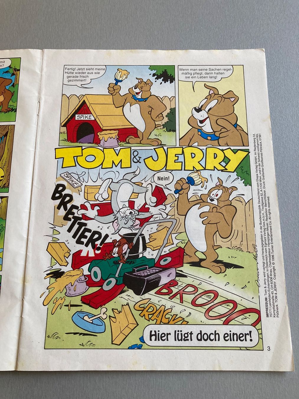 Fumetti: Comic Tom & Jerry mit Extra 3 D Brille – Usato da Wald ZH venduto da Liedermacher 4
