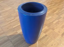 blaue Bodenvase