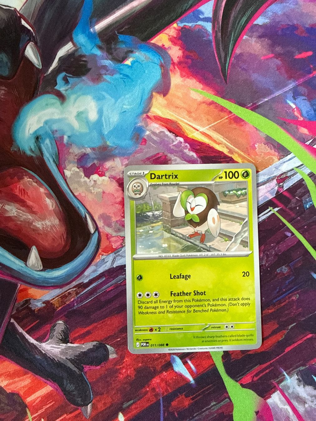 Pokémon Cartes à collectionner: Dartrix Normal 011/088 Perfect Order English – D'occasion à Thun par venneck
