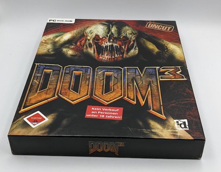 DOOM 3 aus dem Jahr 2004 - PC Game in Bigbox / OVP (Gebraucht) in Bad ...