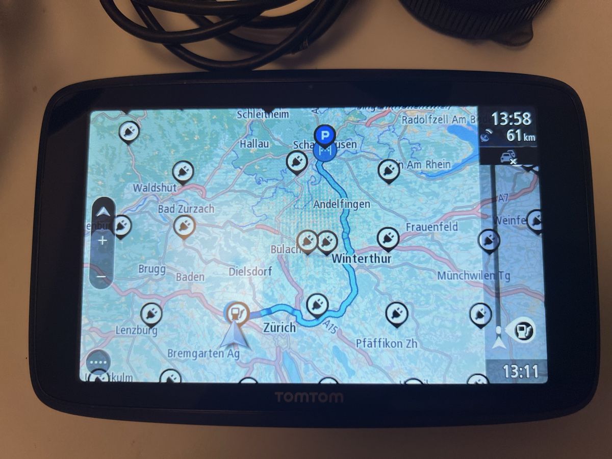 Tomtom Navigatori: TomTom GO 600 Navigation GPS mit Zubehör – Usato da Unterengstringen venduto da Sehr1986 1