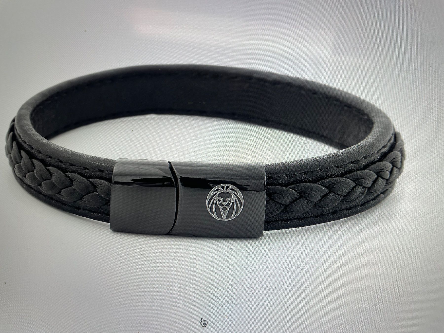 Bracciali & Braccialetti: SCHWARZES RETRO LEDERARMBAND – Nuovo (secondo la descrizione) da Egg b. Zürich venduto da underworld 3
