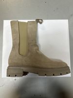 *** Trend Veloursleder Boots, Beige, Grösse 39, neu! ***