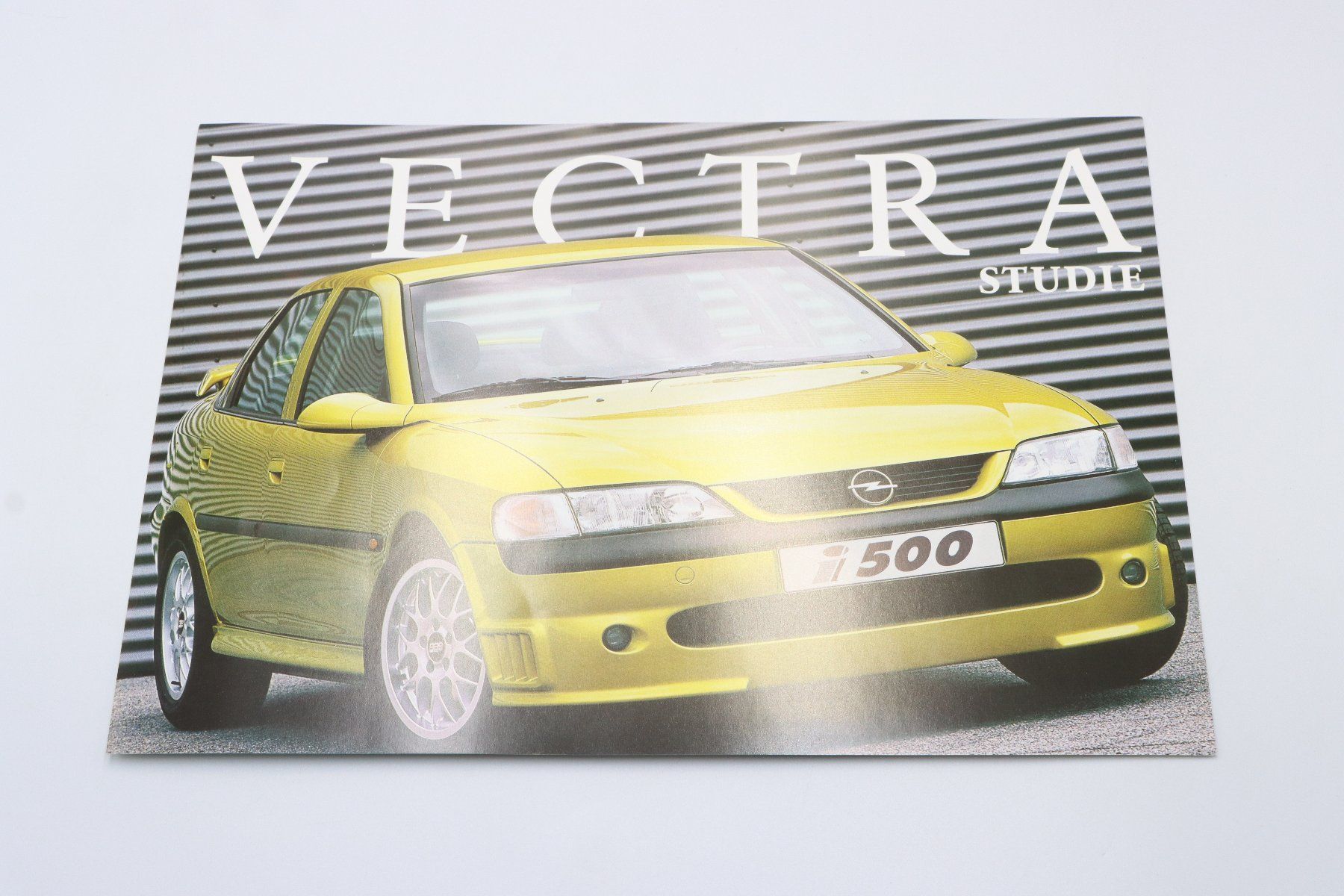 Opel Documenti: Opel Vectra i500 Studie 1997 Prospekt – Usato da Bühl b.Aarberg venduto da Collectorpassions 2