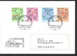Sonderbrief A. 1489 Escalade Genève 10.12.1988