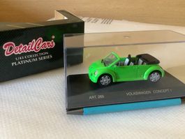 Modellauto Volkswagen CONCEPT 1 / Beetle Cabrio, unbespielt