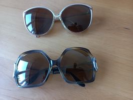 2 Sonnenbrillen Damen Oversize Vintage, einzeln möglich