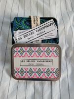 Seidentuch, Bandeau Slash, grün blau, neu