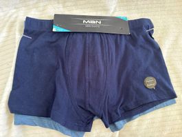 Herren Boxershorts 2er Pack Blau Grösse XXL Neu