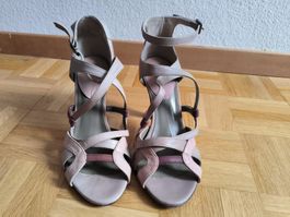 IXOS Echtleder Riemchen-Sandalen - 37 - Nude / Rosa