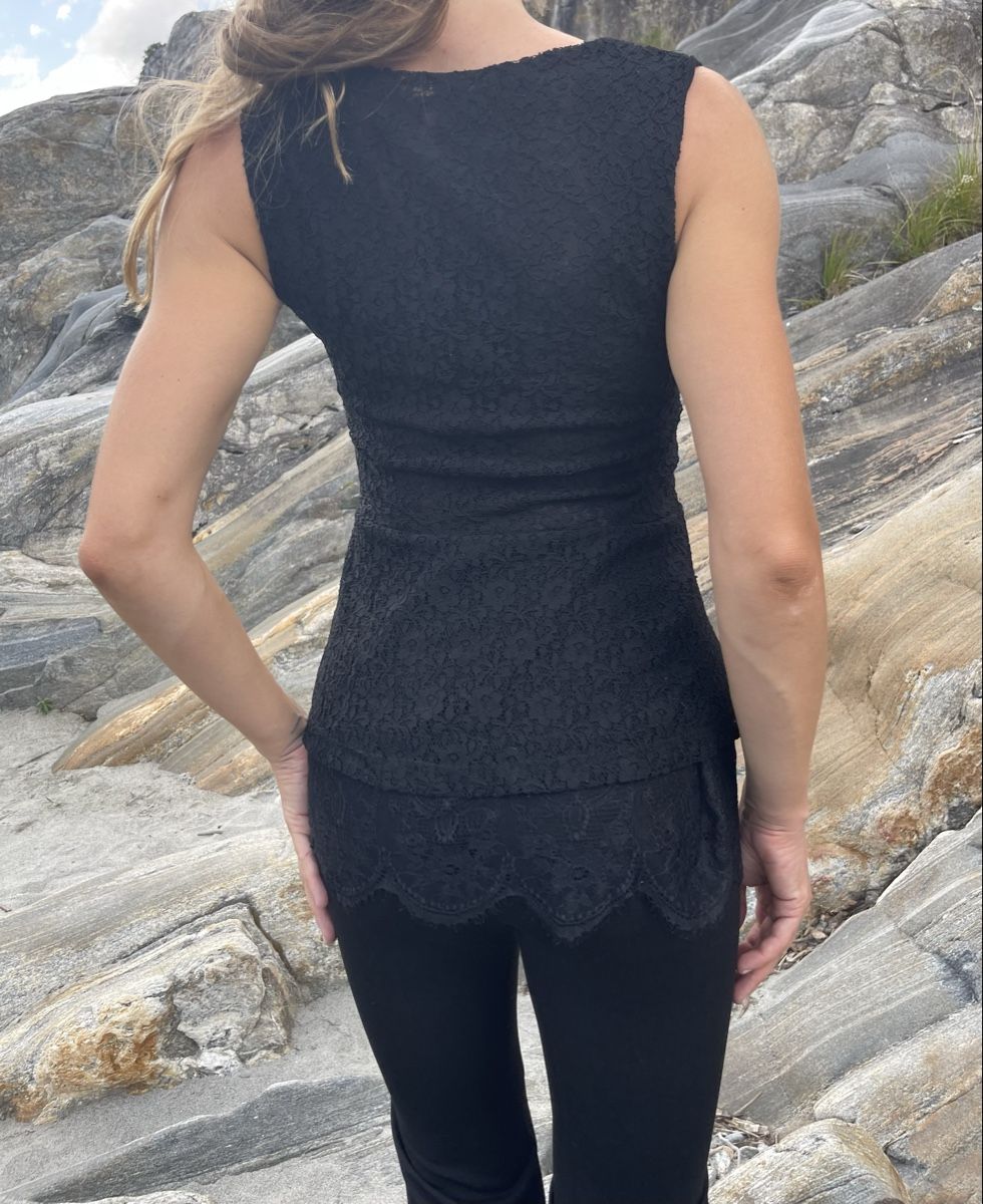 Blusen: Chic Camicia lunga di bell pizzo-tgS/M-feste – Neu (gemäss Beschreibung) aus Gordevio von LanaZimm 4