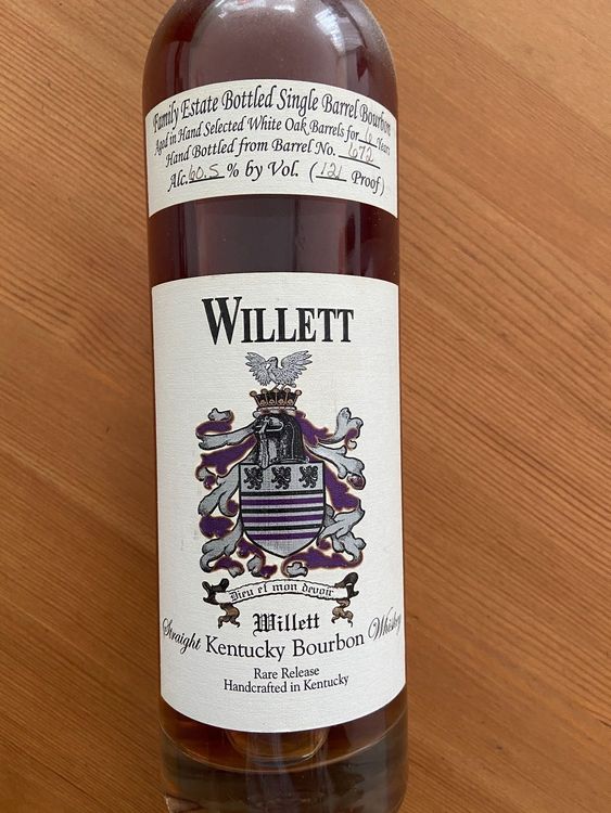 Willett Straight Kentucky Bourbon 1