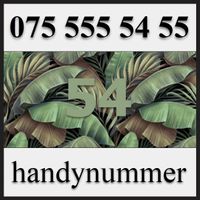 Handynummer, Telefonnummer, VIP Nummer, 075 555 54 55