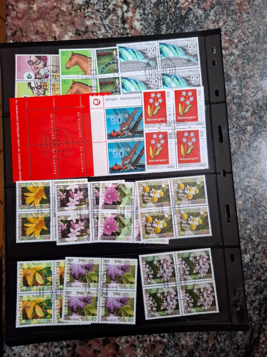 Tutti i francobolli: Briefmarken 4er Block 2003 gestempelt – Usato da Marthalen venduto da Loewe59 1