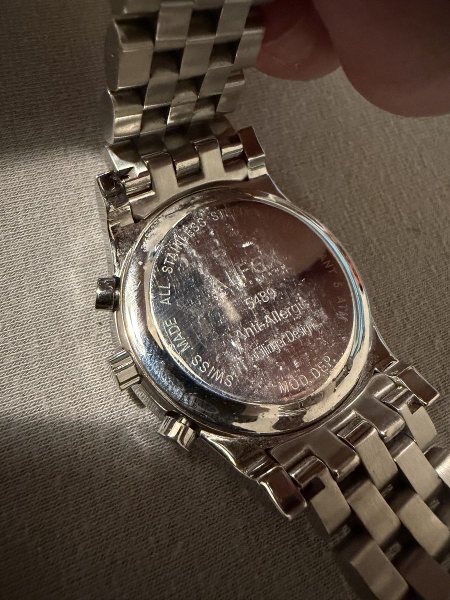 Alfex Uhren: Alfex Herrenuhr, Chronograph, Edelstahl – Gebraucht aus Niederbipp von yar_tf6f 3