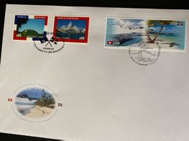 Combo FDC 2016 Gemeinsch Schweiz-Dominikanische Republik