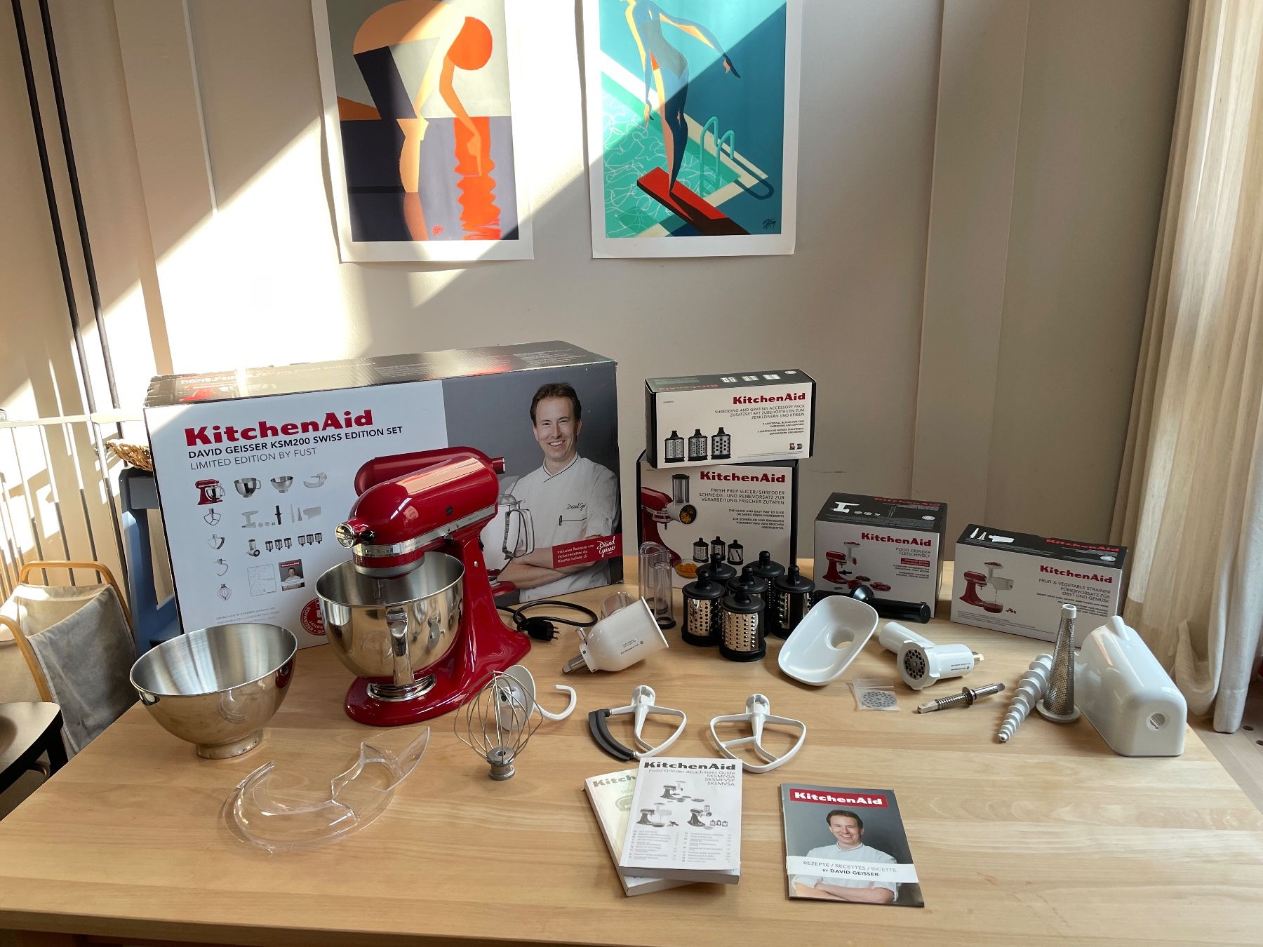Kitchenaid Elettrodomestici da cucina: KitchenAid KSM200 David Geisser Swiss Edition Set – Usato da Baden venduto da Grubli