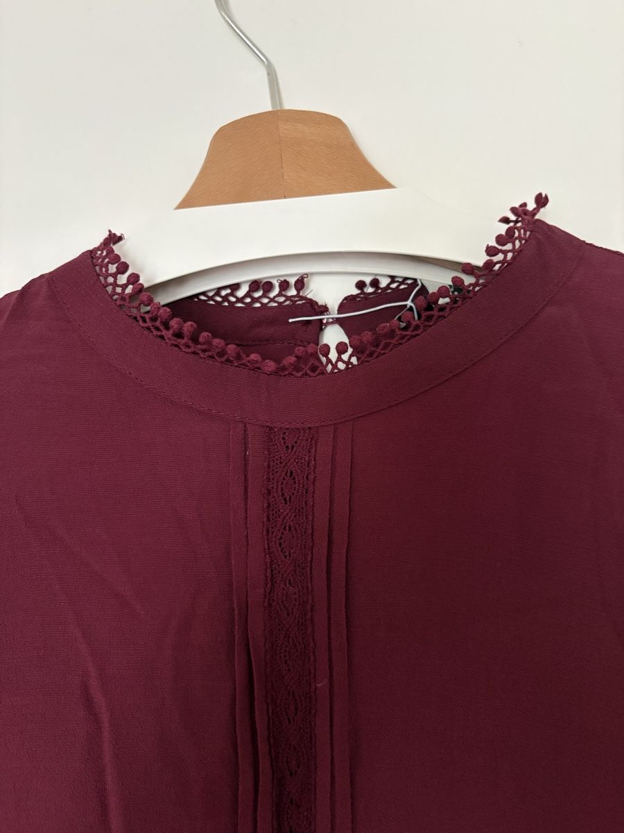 Camicette: Blouse chic bordeau  – Usato da Chêne-Bougeries venduto da emma.li 1