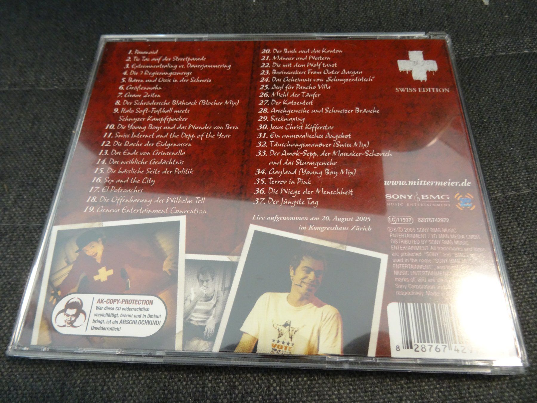 CD: Michael Mittermeier is Paranoid CD – Usato da Olten venduto da Disc-Ausverkauf 1