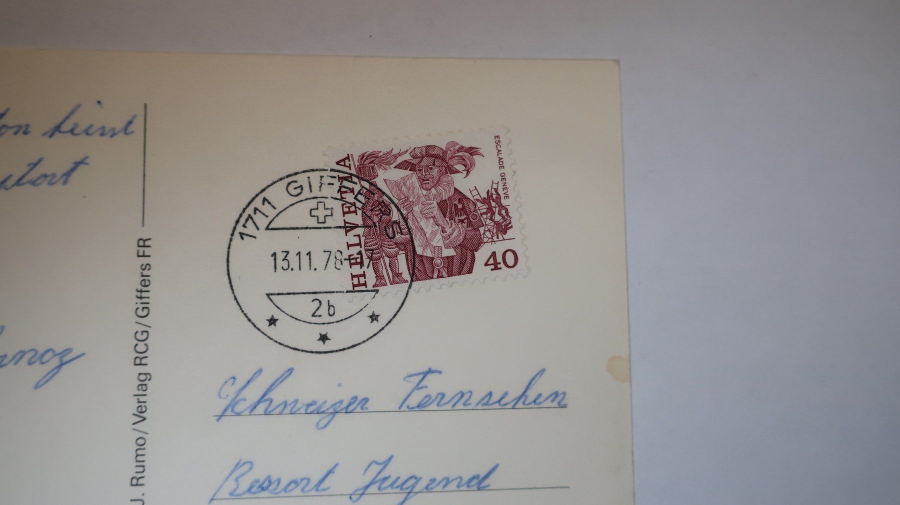 Cartoline postali: Giffers FR 1978  Multivues – Usato da Cormoret venduto da Pascalll2001 4