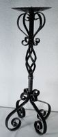 Massiver Schmiedeeisen Bodenkerzenständer 66cm - Rustikal