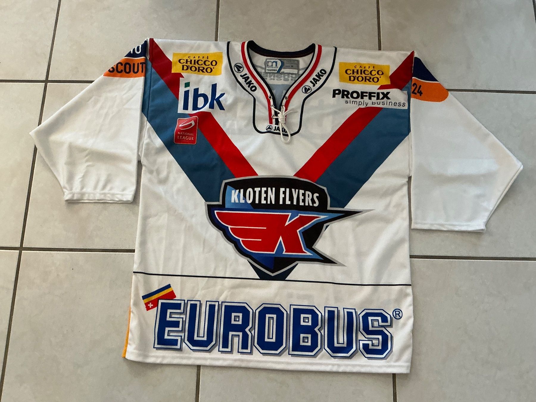 Leibchen & Hosen: Kloten Flyers Trikot / Grösse M – Neu (gemäss Beschreibung) aus Dübendorf von Shreck