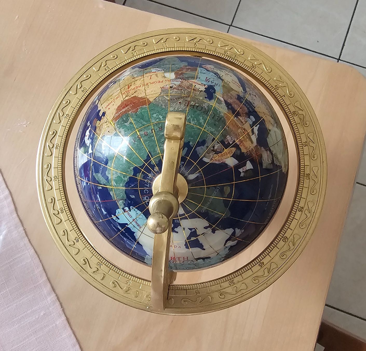 Sonstige Dekorationen & Accessoires: Globe terrestre Lapis Lazuli – Gebraucht aus Etoy von angi020 6