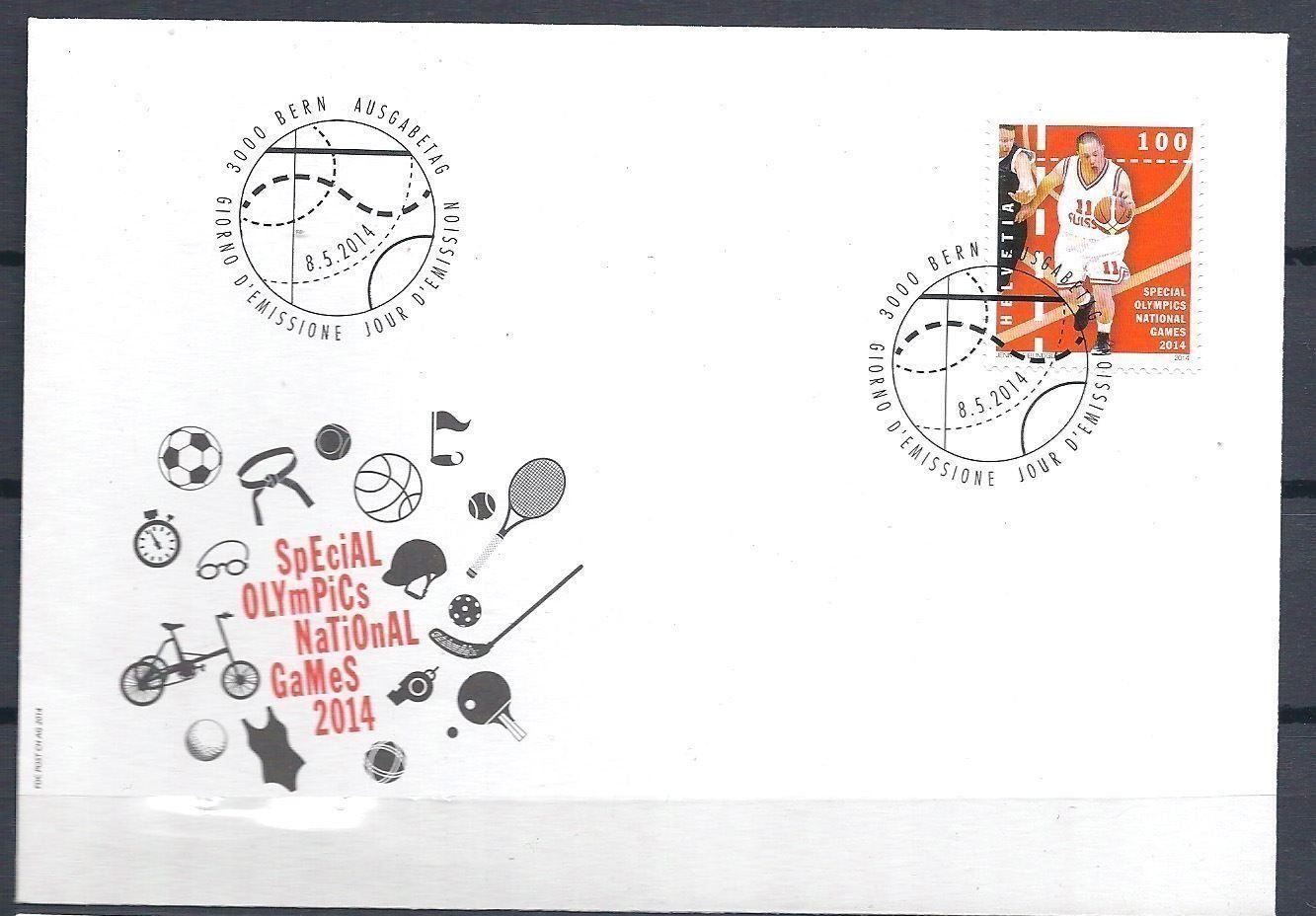 Alle Briefmarken: F1511 - FDC Basketball – Gebraucht aus Trélex von Phil_Albert