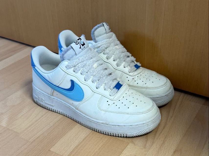 Nike Scarpe da uomo: Nike Air Force 1 Blue Chill gr 42.5 – Usato da Muhen venduto da mauyo