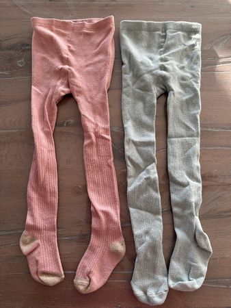 2er Set Mädchen Strumpfhosen, Grösse 86/92, 🥶🌨️