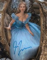 Lily James (Cinderella) - orig. sign. Grossfoto