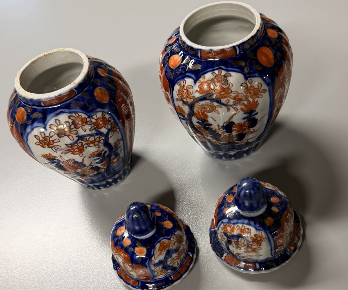 Vase & Récipients: 2 Imari Deckelvasen – D'occasion à Allschwil par ILLUGO 6