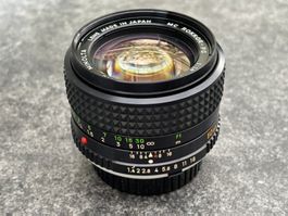 Minolta MC Rokkor‑PG 50mm f/1.4