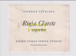 Etikette - Rioja Clarete superior /bd
