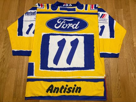 ORIGINAL EV ZUG # 11 ANTISIN TRIKOT 1995/96 EVZ FILA SMALL