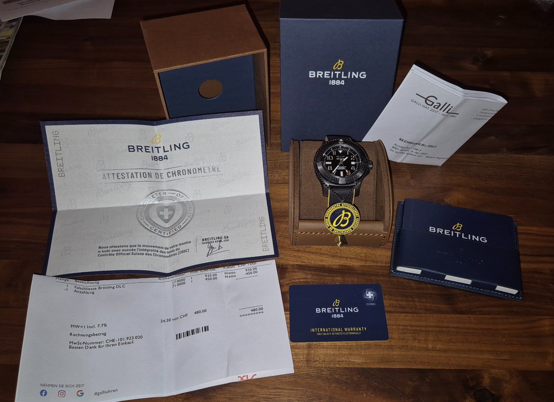 Breitling Orologi: BREITLING AVENGER AUTOMATIC SEAWOLF NIGHT MISSION 45mm – Usato da Allschwil venduto da hohamania 3