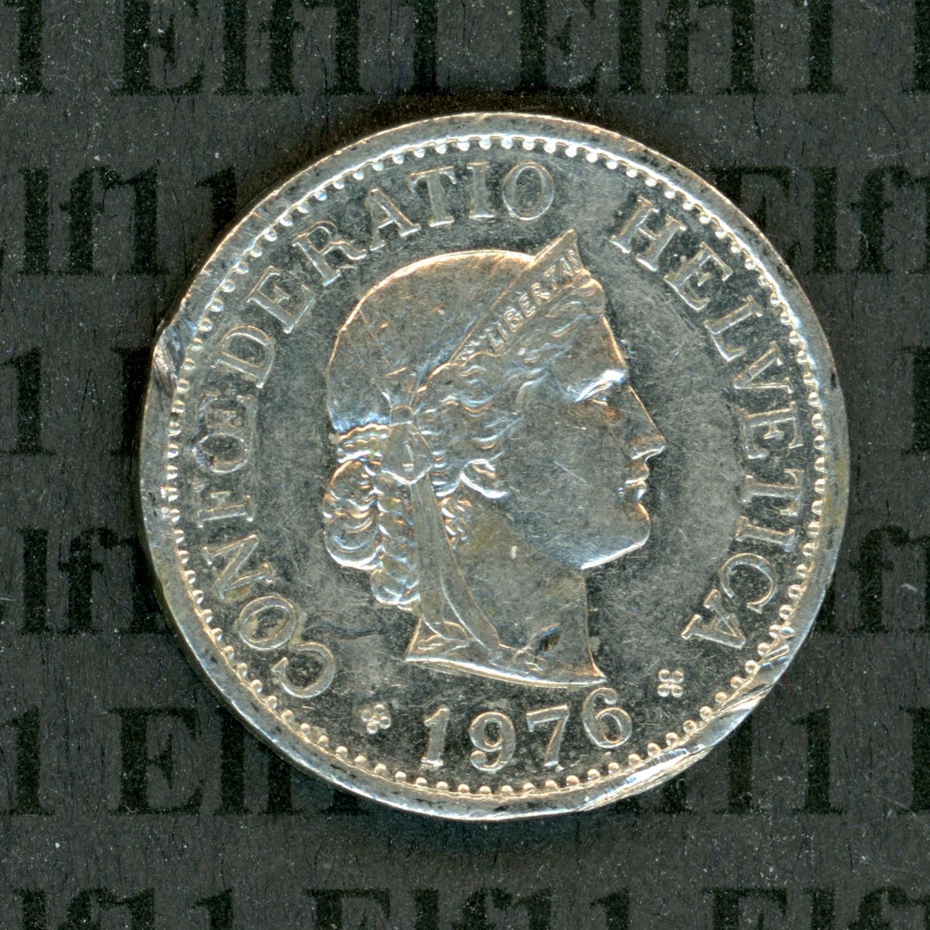 Tutti le monete: CHF___0.10 1976 -vz 10 Rappen – Usato da Widnau venduto da Elf11
