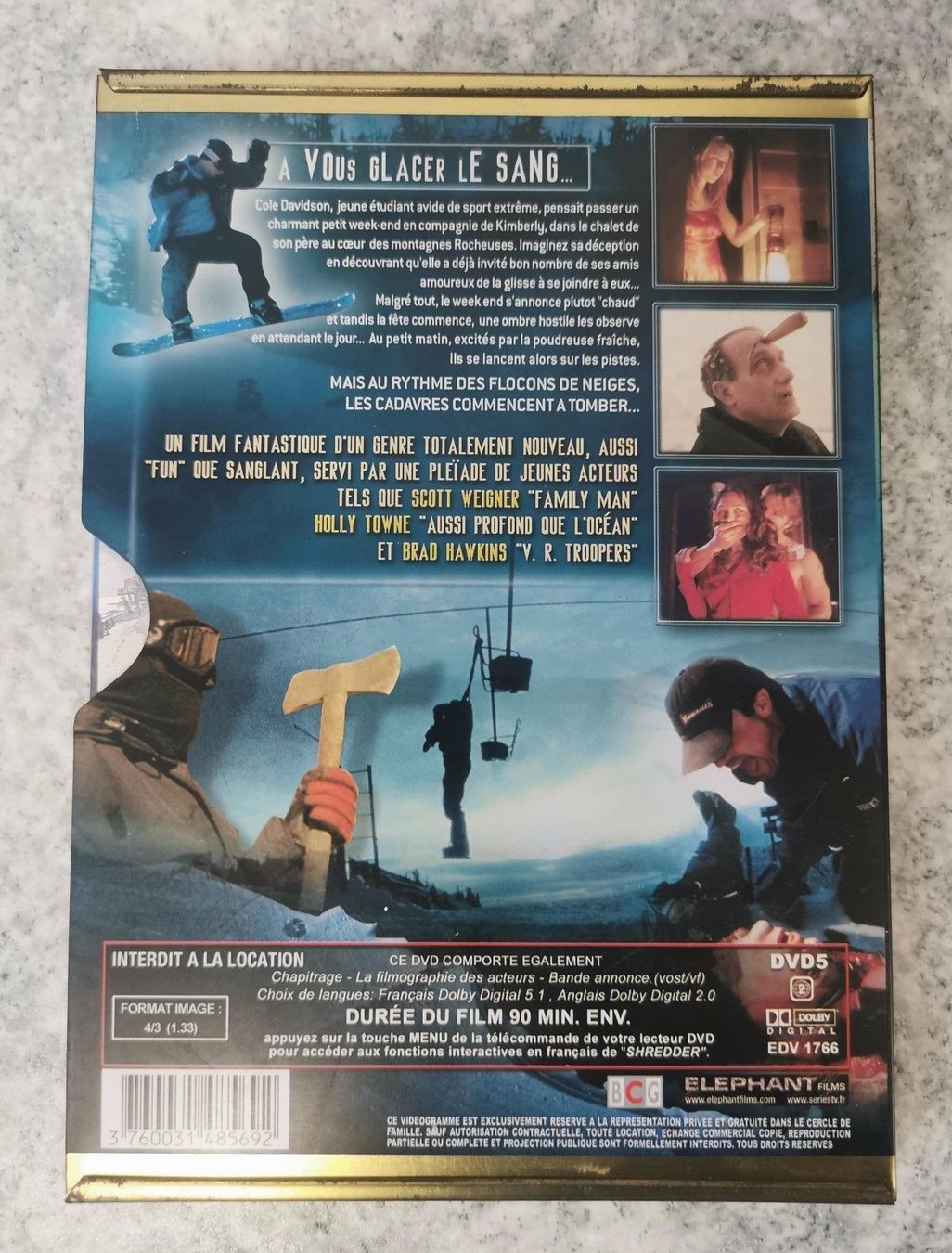 Tutti i DVDs: Shredder – Usato da Spiegel b. Bern venduto da JeromeG9 3
