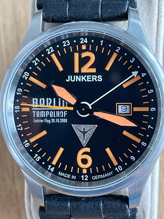 Rar und limitierte Uhr Junkers Berlin Tempelhof letzter Flug | Kaufen ...