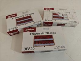 3 x HM Fräsersatz Nutfräser Fräser Oberfräse 8mm Holzfräser