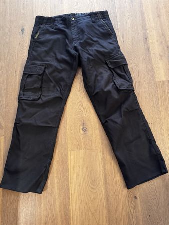 Rokker Cargohose schwarz W36 L34 100% Schoeller Dynatec