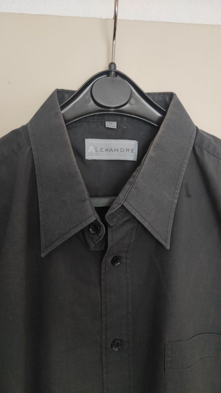 Camicie: Camicia uomo manica corta nera Taglia 42 – Usato da Biel/Bienne venduto da mor_gbm5 1