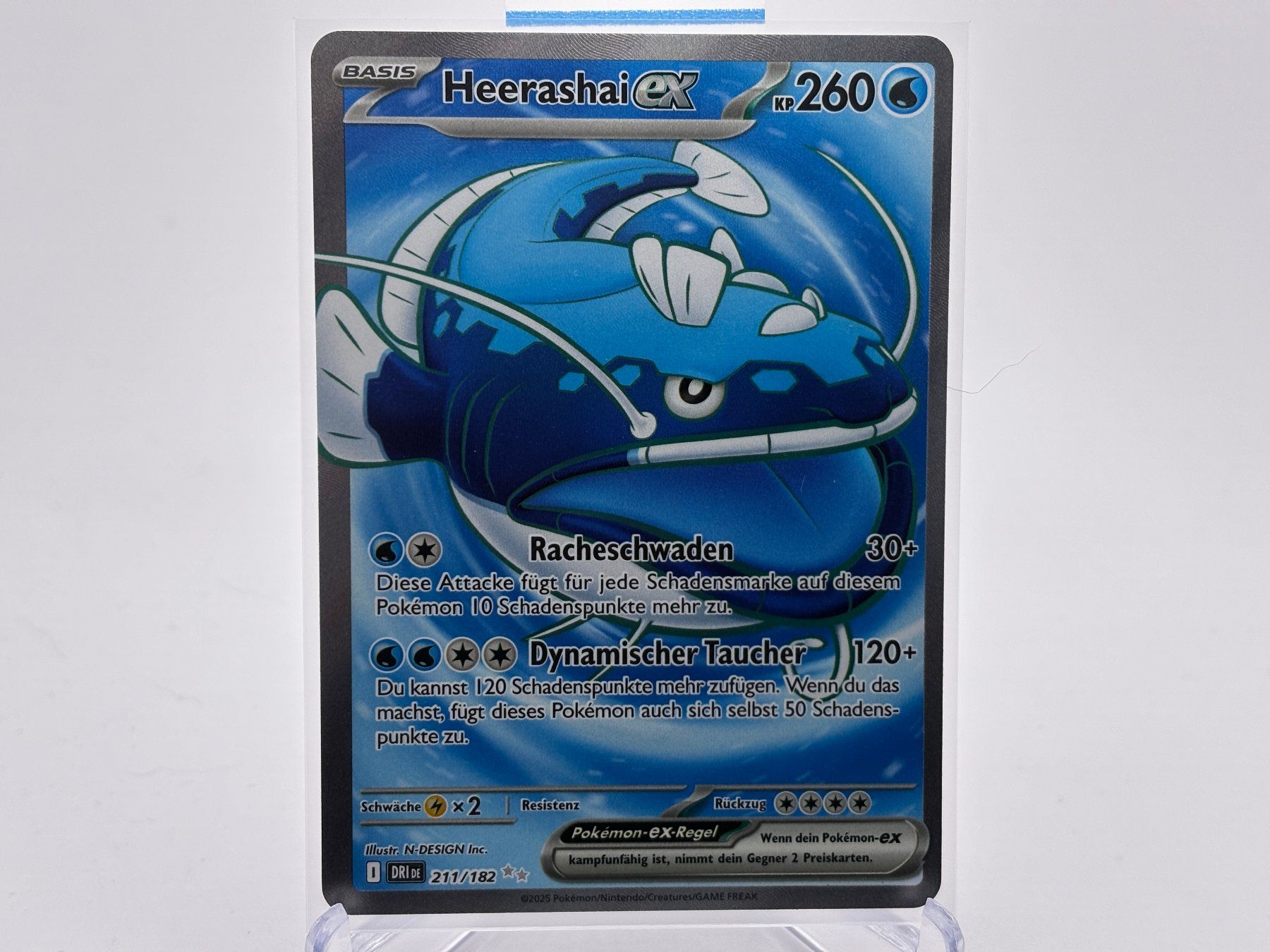 Pokémon Carte collezionabili: Ewige Rivalen - Heerashai ex  (DRI 211) - DE – Nuovo (secondo la descrizione) da Allschwil venduto da Bullach