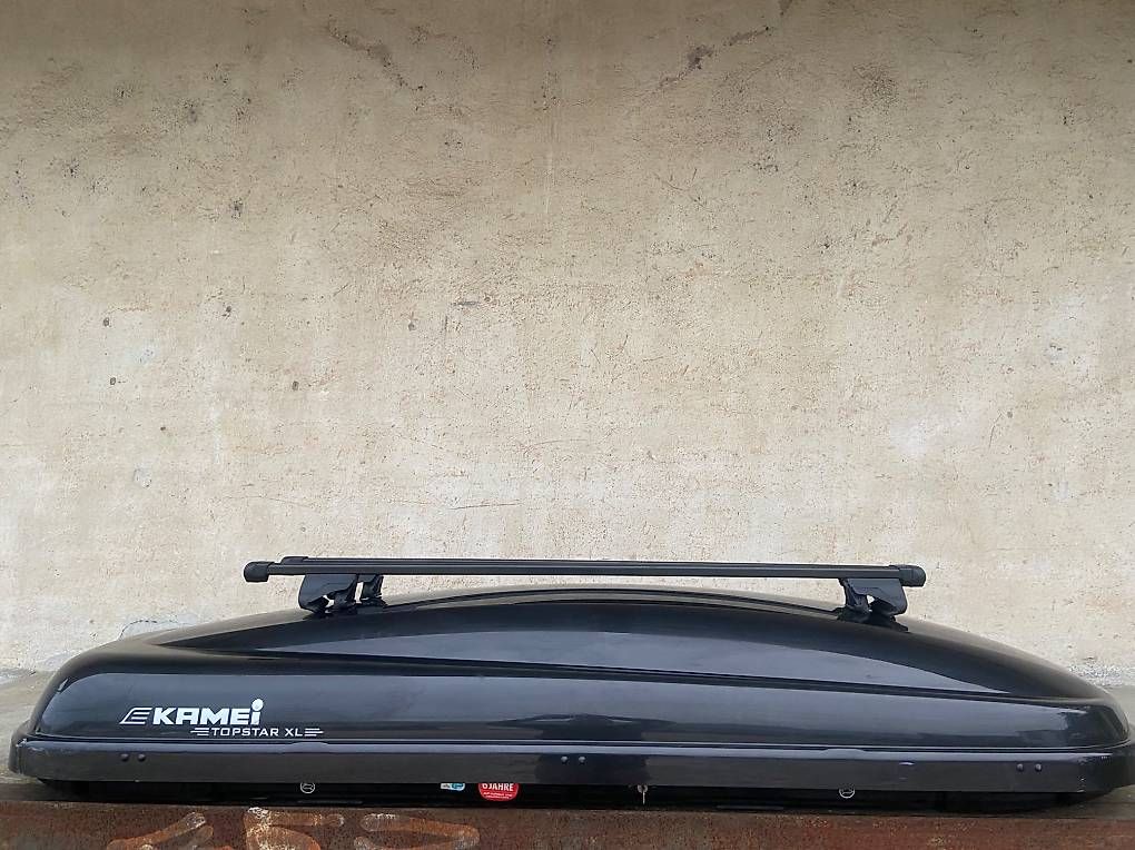 Dachboxen: Dachbox Kamei Topstar XL 430 Liter mit oder ohne Träger – Gebraucht aus Leuzigen von Doppelrad