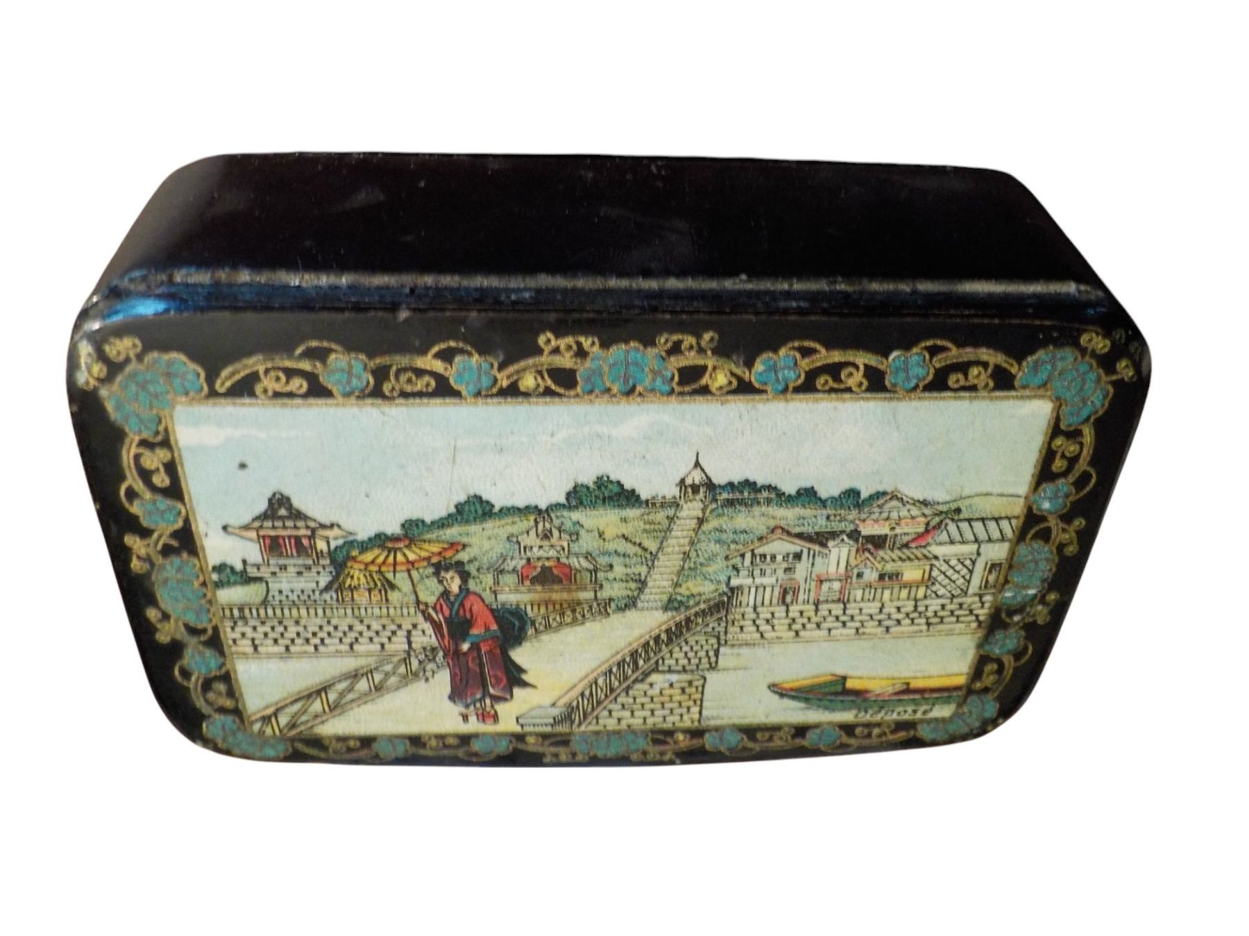 Barattoli: Lackdose Japan 1900 – Usato da Mörschwil venduto da antiksalon21 1