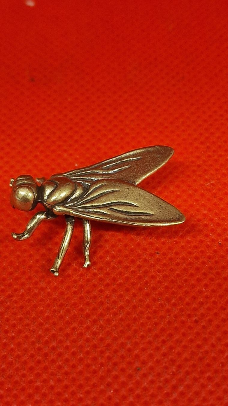Statuette: Antike Fliege  Vintage , Insekt figur – Nuovo (secondo la descrizione) da Herisau venduto da Antiques.AR