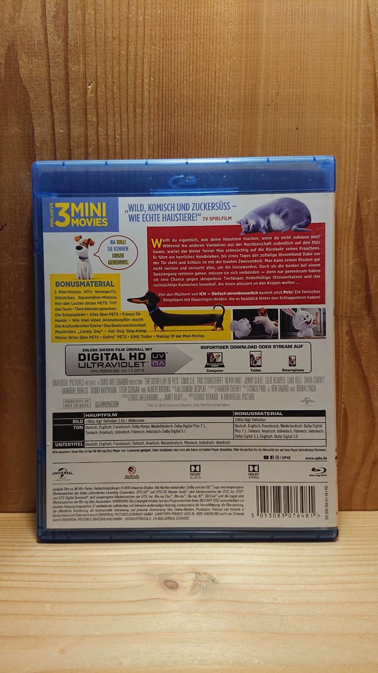 Tutti i DVDs: PETS auf Blu-Ray – Usato da Wilderswil venduto da Exebub 1