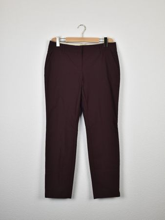 Dorothee Schumacher Stoffhose, aubergine, Gr.XL