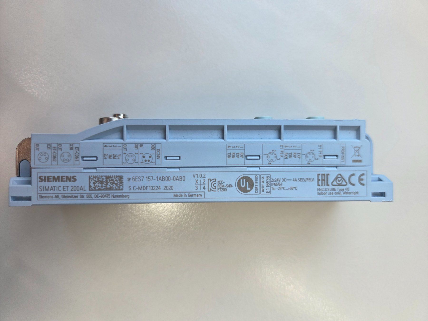 Siemens Componenti elettronici: SIMATIC ET 200AL, module d'interface PROFINET IM 157-1 PN – Usato da Moutier venduto da tsa_yh56 1